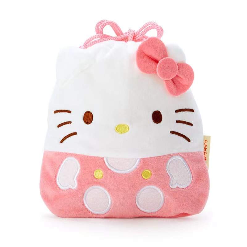 Cosmetic Bag Plush Hello Kitty
