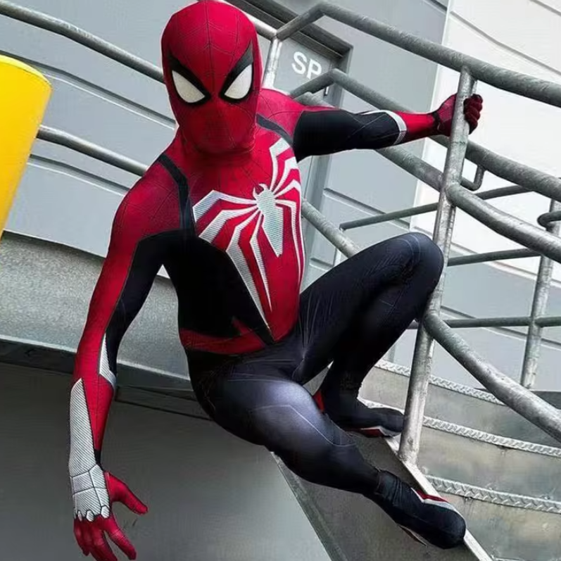 Black PS5 Advanced Spiderman Costume Cosplay