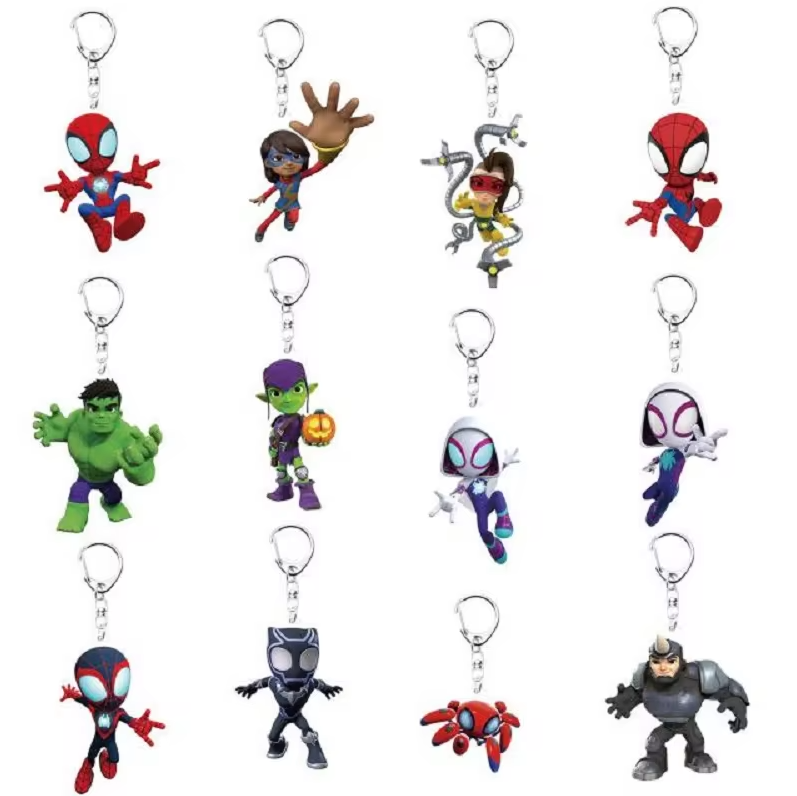 12pcs Spidey and His Friends Keychains