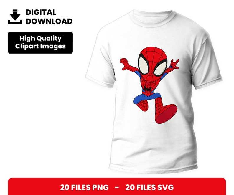 Spidey and Friends Svg, 20 Clipart - Bundle Layered Svg - Spidey Svg - Amazing Friends Svg#4