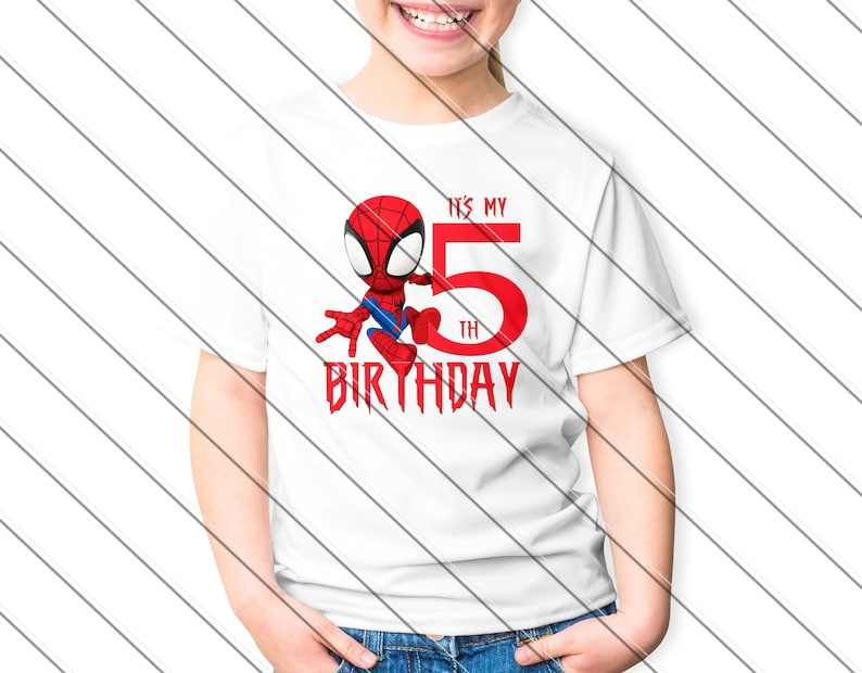 5th Birthday - Birthday Boy Png - Spider-man Birthday - Spidey and his Amazing Friends PNG Images#7