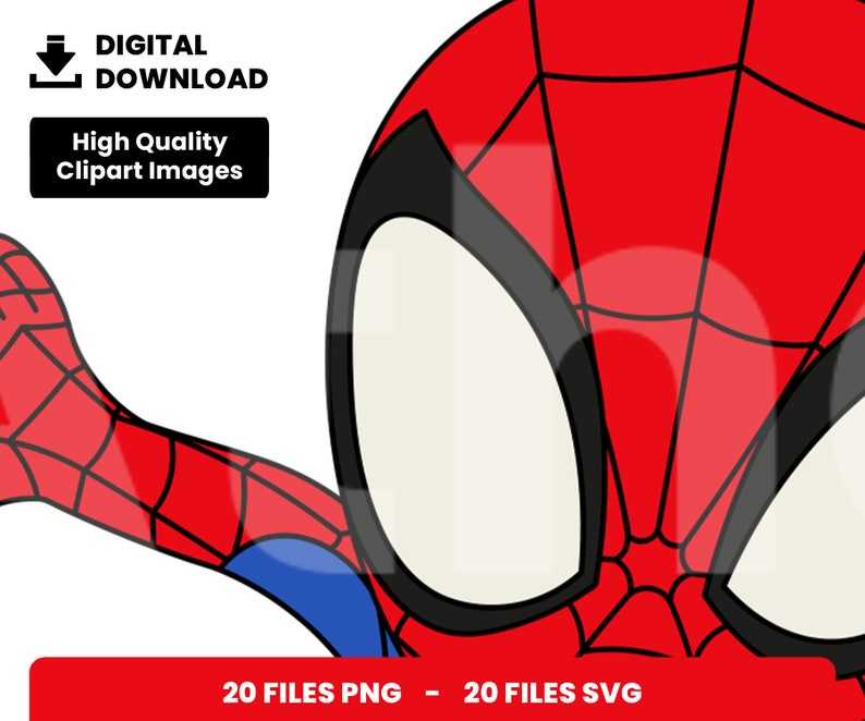 Spidey and Friends Svg, 20 Clipart - Bundle Layered Svg - Spidey Svg - Amazing Friends Svg
