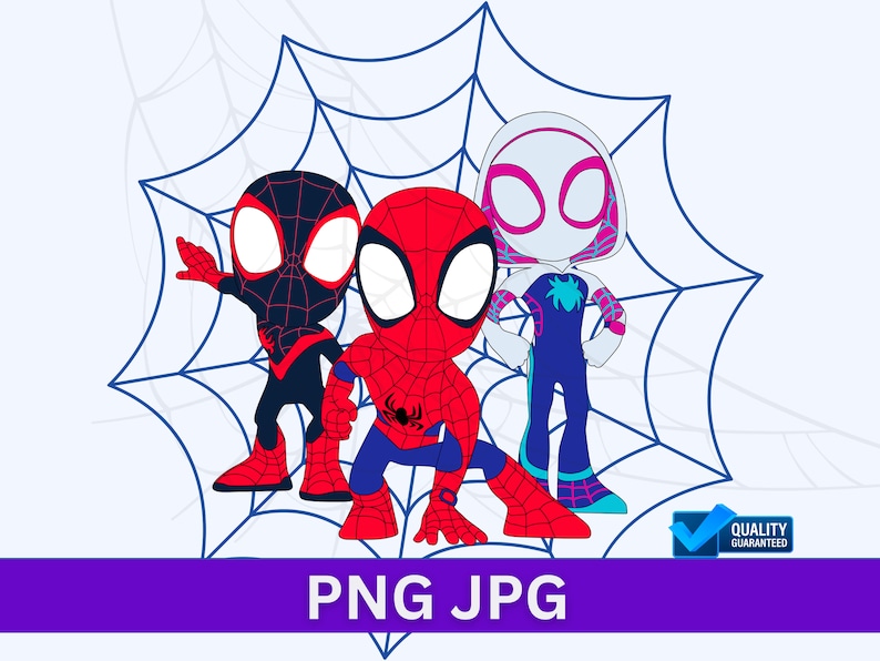 Spidey and Friends Svg Perfect for Crafting And Design Projects ...