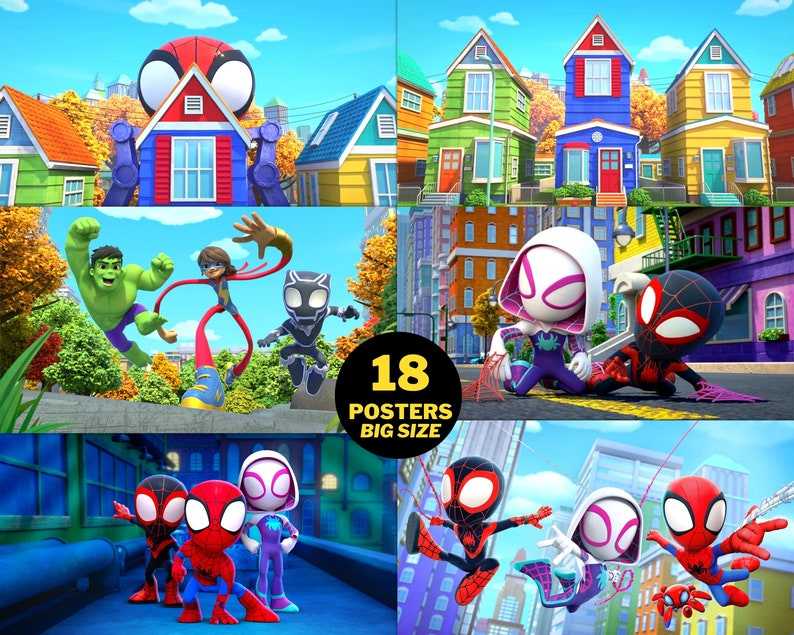 Spidey and his Amazing Friends Clipart PNG - Superhero Spidey - Birthday Party Gifts#6