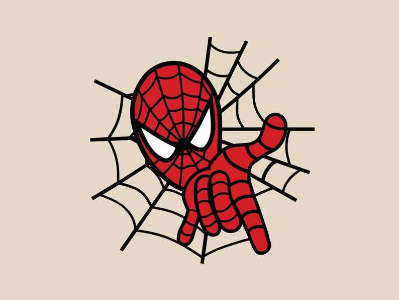 Spidey Svg, Spiderman Png | Kid Shirt Svg | Cartoon Svg | Hero Svg | Red Spiderman Svg#1