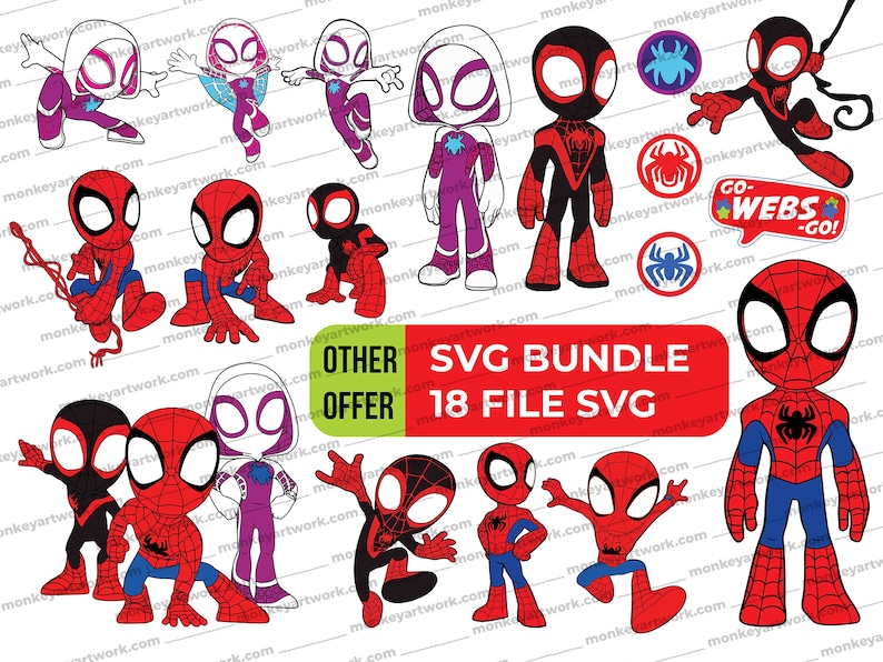 Spidey and Friends Svg, Cute Spidey and His Amazing Friends SVG PNG ...