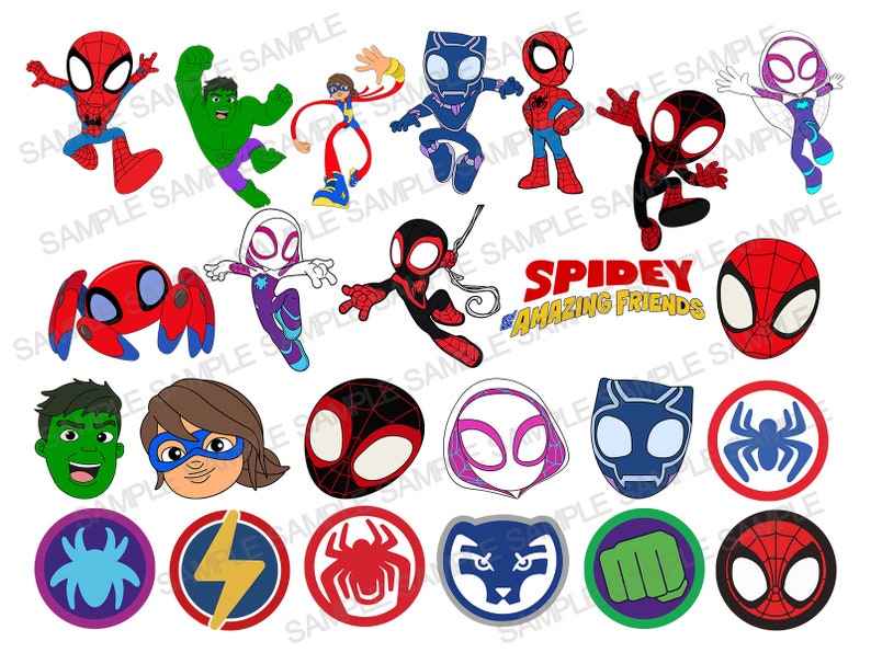 Spidey and His Amazing Friends Svg, Spidey and His Amazing Friends SVG ...