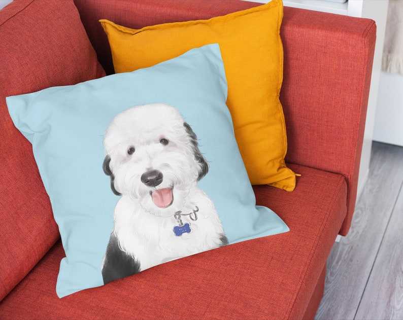 Custom Pet Pillow, Pet Photo Pillow, Personalized Pet Pillow