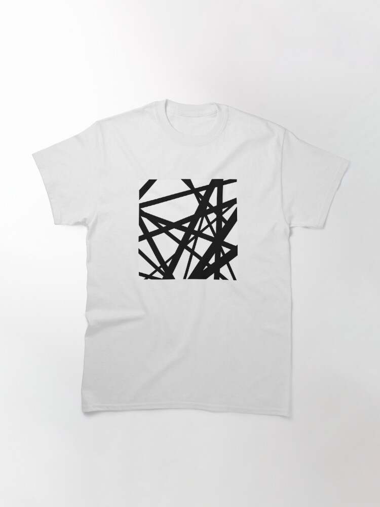 Black and white van hot sale shirt