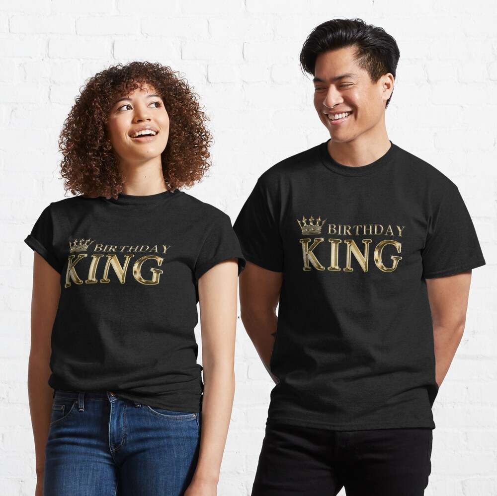 I Am The Father Of Queens And Kings Shirt Soft And Comfortable Birthday King Gold Crown Classic Shirt 