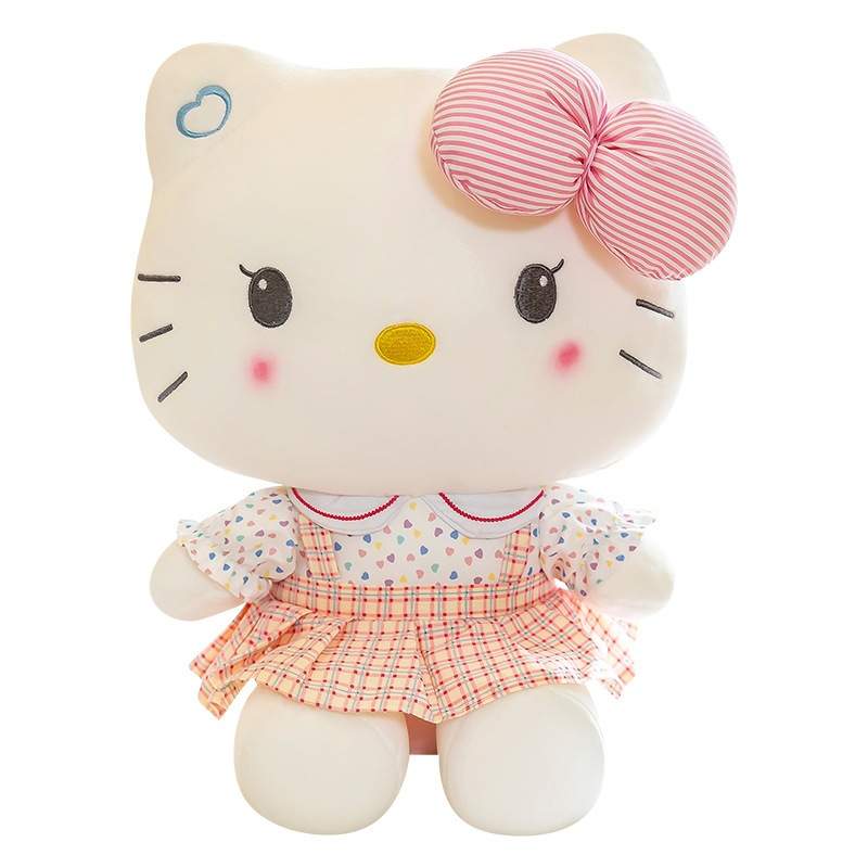Hello Kitty Plushie, Plaid Skirt Hello Kitty