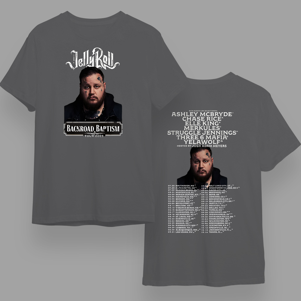 Jelly Roll Merch | Get Desirable Jelly Roll Merchandise With Fast ...