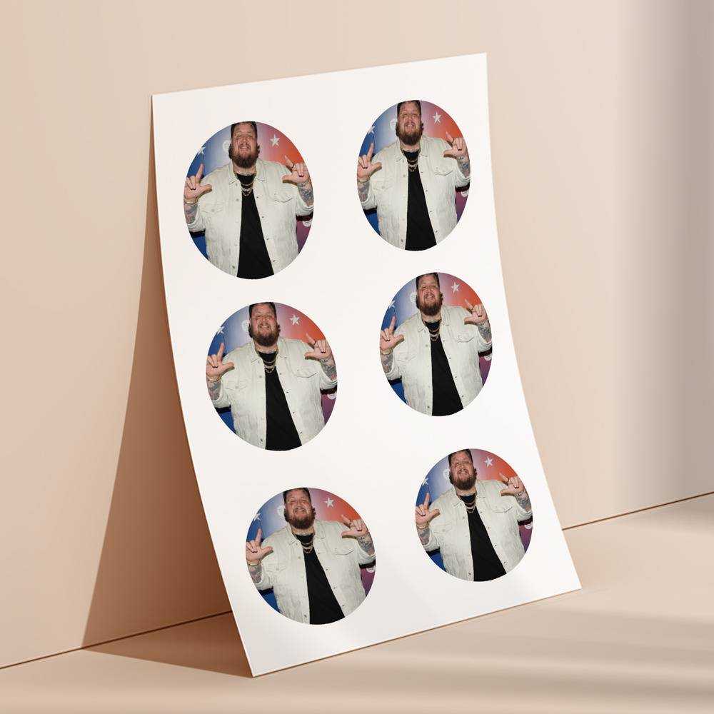 Jelly Roll round stickers decorative stickers gift for fans Addiction Kills