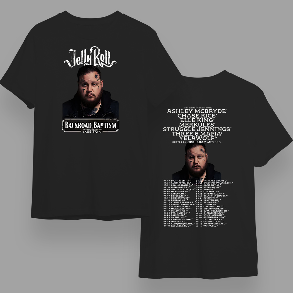 Jelly Roll Merch | Get Desirable Jelly Roll Merchandise With Fast ...