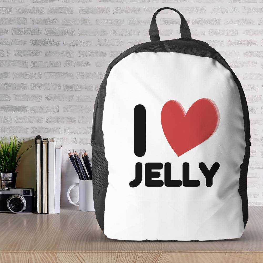 Jelly Roll Backpack I Love Jelly Backpack