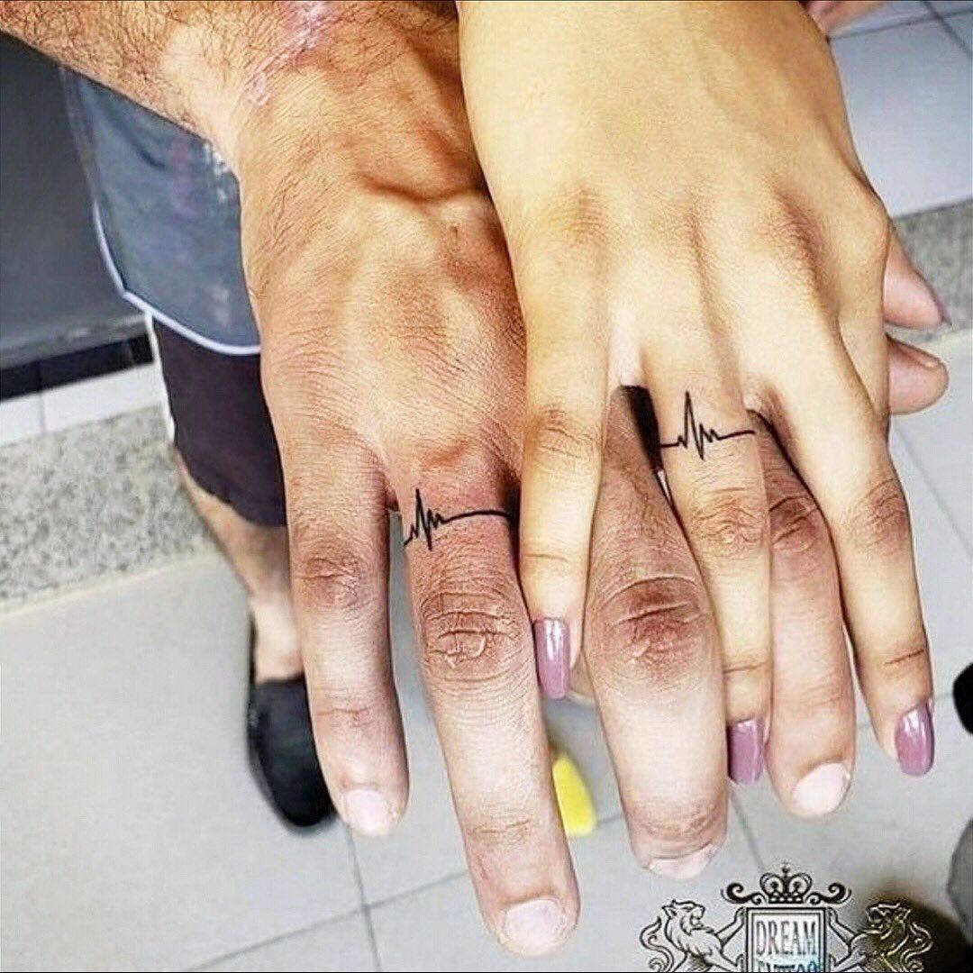 Couple Finger Tattoos