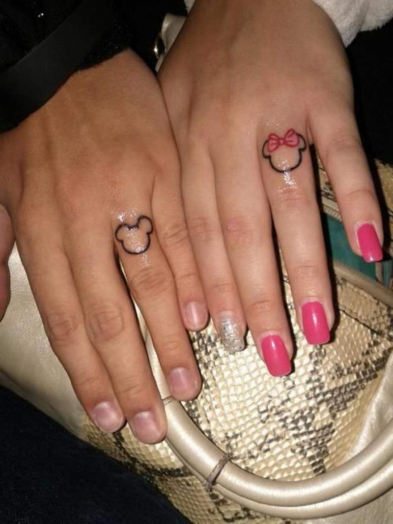 Couple Finger Tattoos