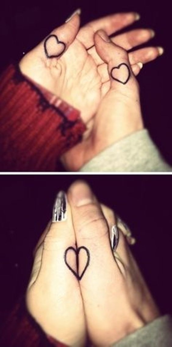 Couple Tattoo Heart