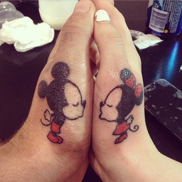 True Love Couple Hand Tattoos