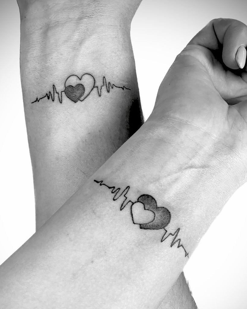 Couple Tattoo Heart