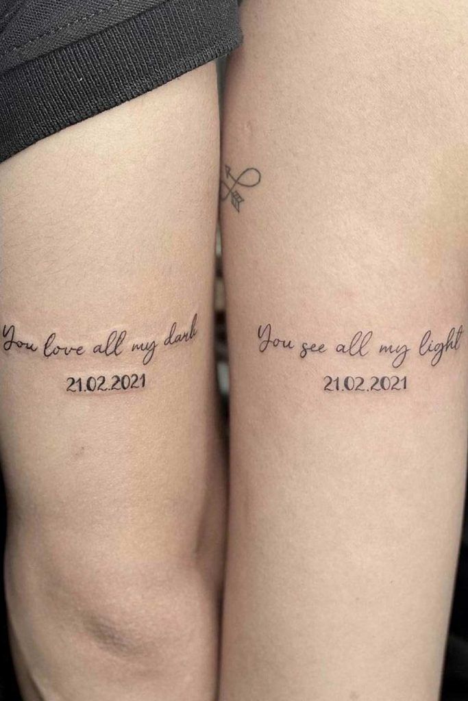 True Love Couple Tattoo Designs