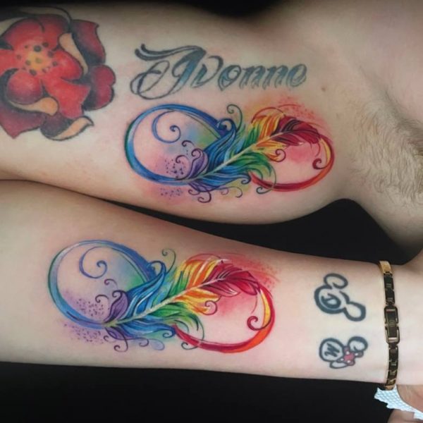 Boyfriend Girlfriend Couple Tattoo Designs