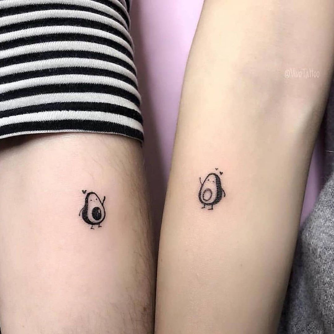 Soulmate Matching Couple Tattoos