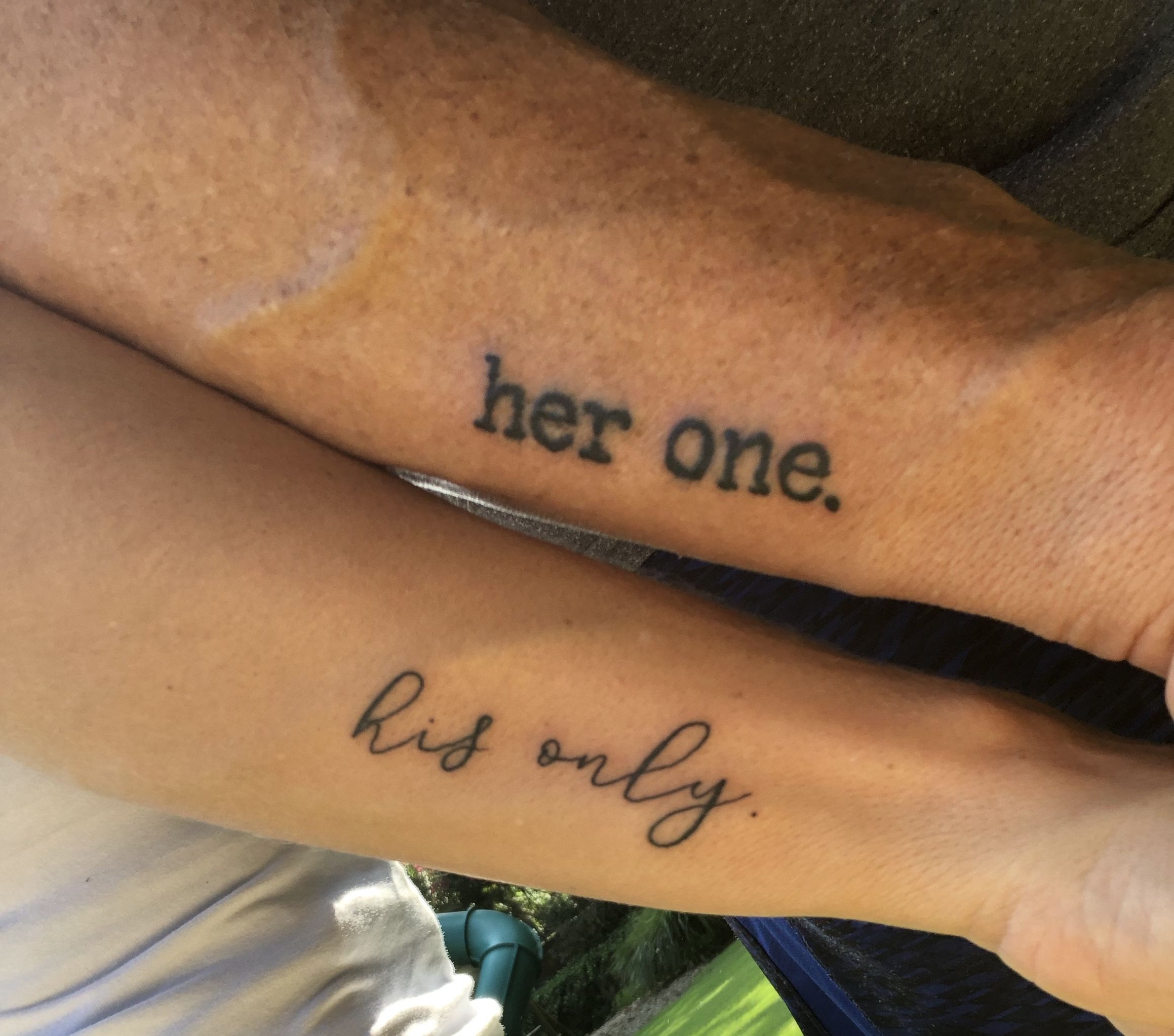 True Love Couple Tattoos Design