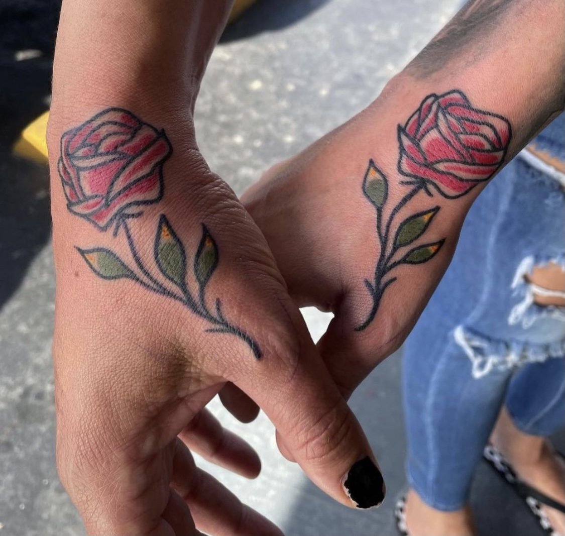 Boyfriend Girlfriend Couple Tattoo Designs