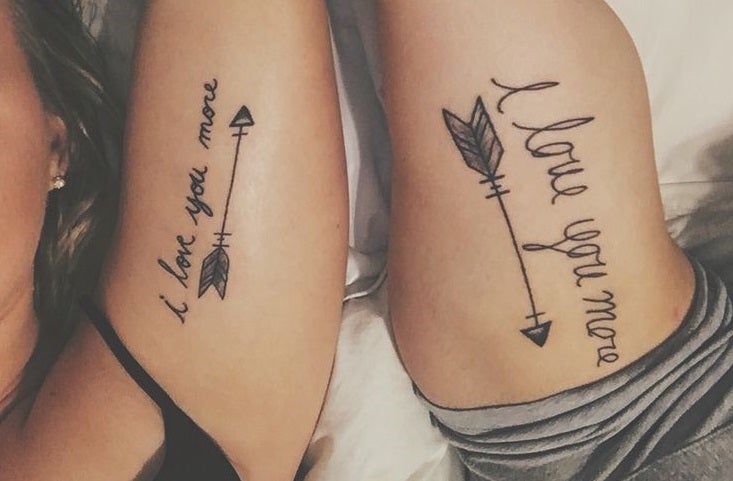 True Love Couple Tattoos Design