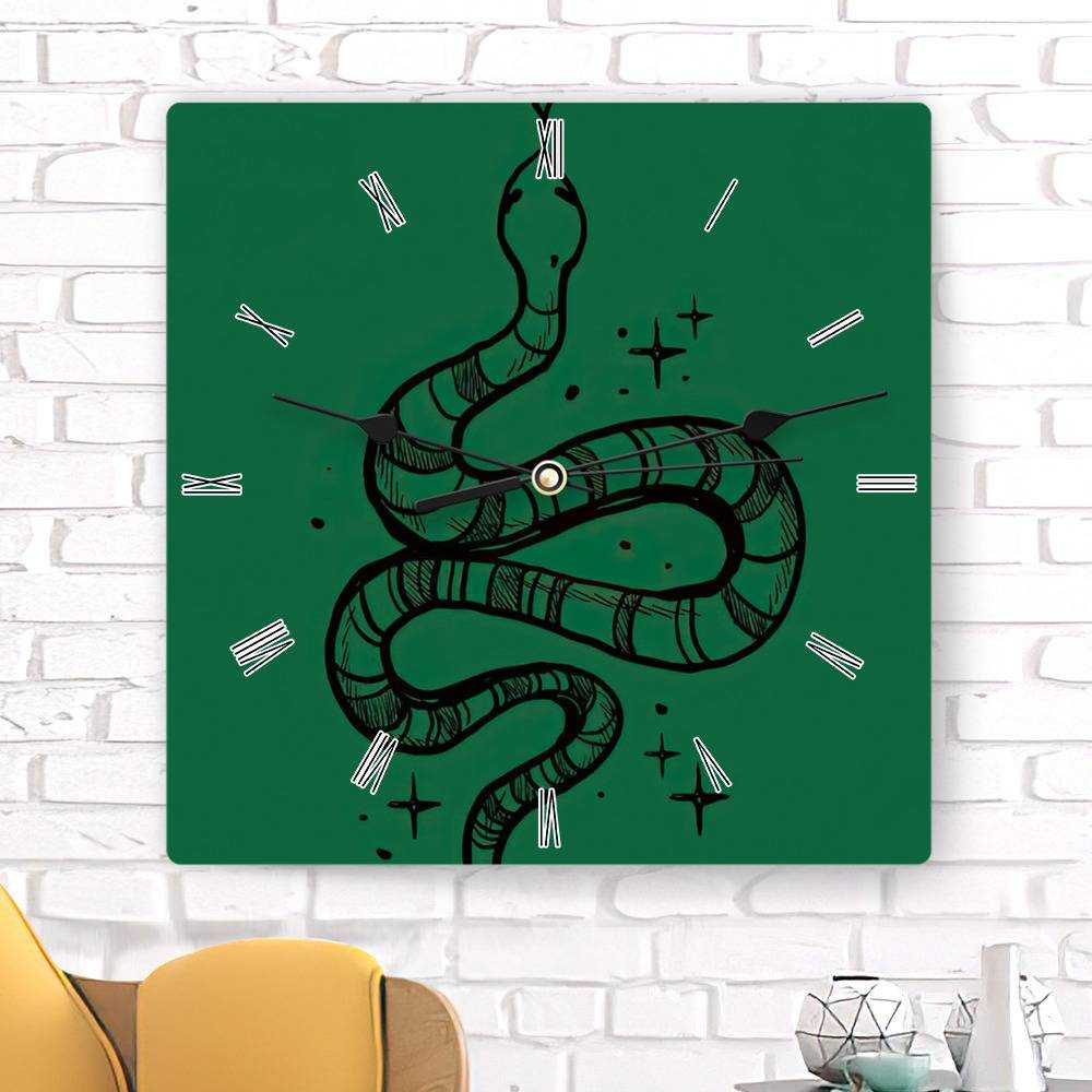 Slytherin Wall Clock Home Decor Wall Clock Gifts for Slytherin