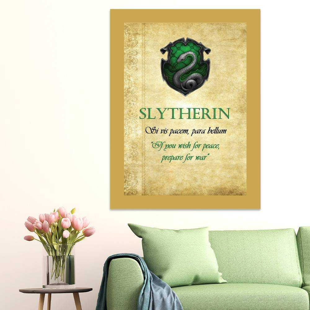 Slytherin Wall Clock Home Decor Wall Clock Gifts for Slytherin