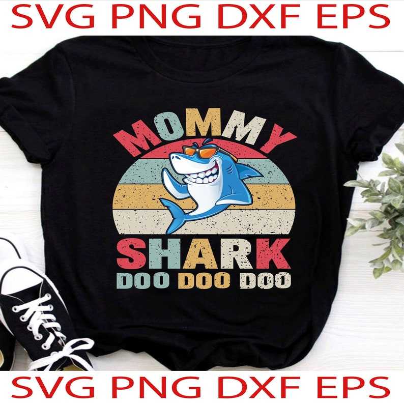 Download Mommy Shark Png Printable Designs For Your Craft Projects 