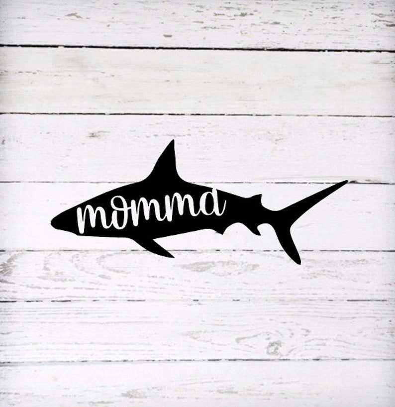 Download Momma Shark SVG PNG Designs For Your Craft Projects 