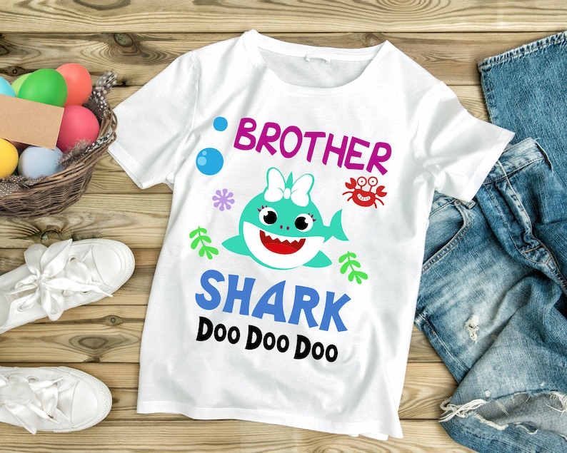 Download Baby Brother Shark Svg Designs For Your Craft Projects ...