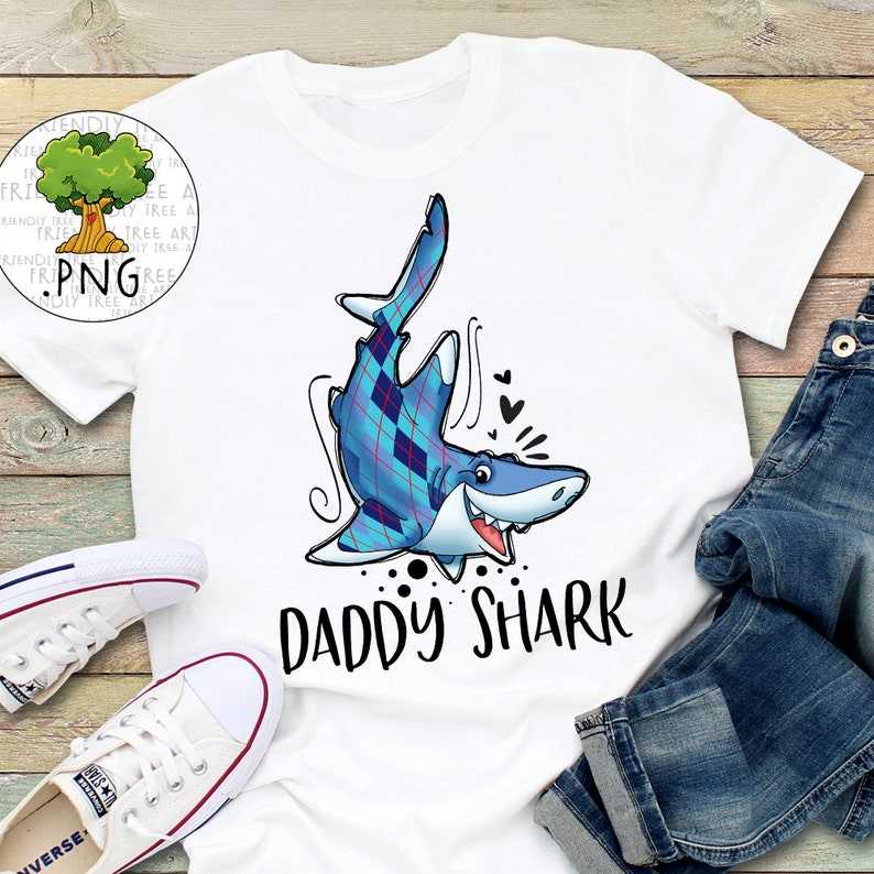Daddy Shark Png Files For Sublimation, Daddy Shark Svg#2