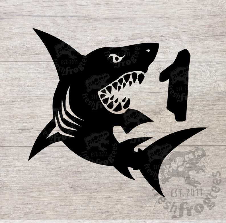 Shark First Birthday Svg Creativity and Fun Digital Download  