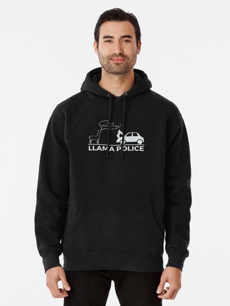 Llama Police Funny Radiohead OK Computer Pun Hoodie, Radiohead Hoodie, Radiohead Hoodies#1