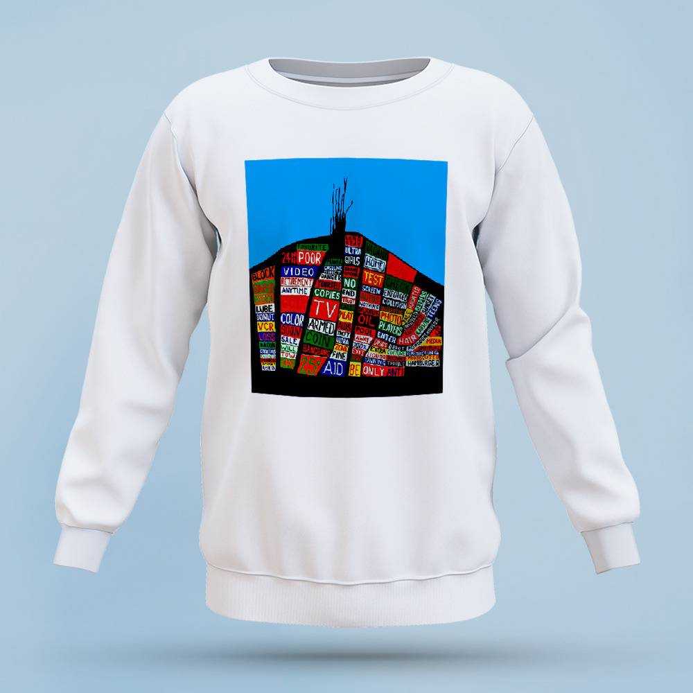 Radiohead Sweatshirt Classic Celebrity Sweatshirt Hail To The Thief Sweatshirt