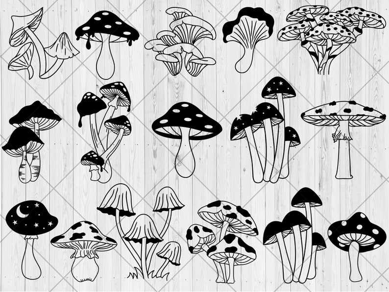 Mushroom Svg, Svg Bundle
