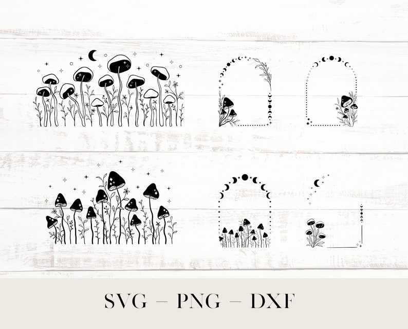 Mushroom Svg, Magic Mushrooms SVG#3