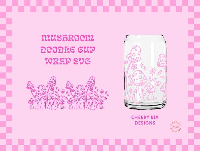 Cute Mushroom Svg, Mushroom SVG Doodle SVG and PNG 