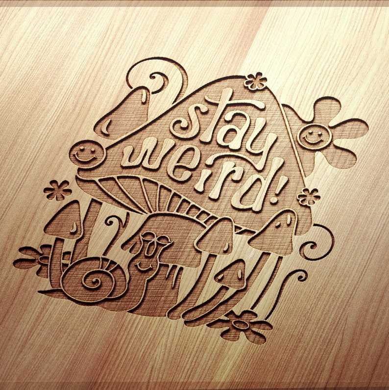 Cute Mushroom Svg, Stay Weird Mushroom Psychedelic Cut File#7