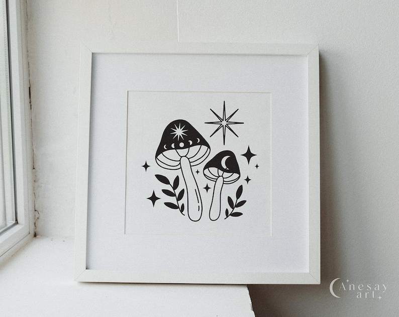 Trippy Mushroom Svg, Magic mushroom BUNDLE#7