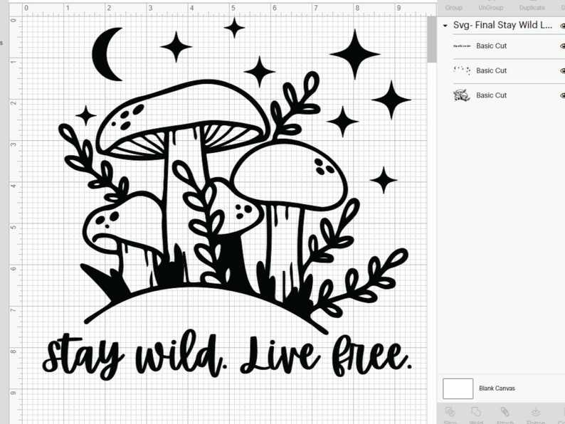 Mushroom Svg, Boho Mushroom SVG - Line Art SVG - Handdrawn SVG