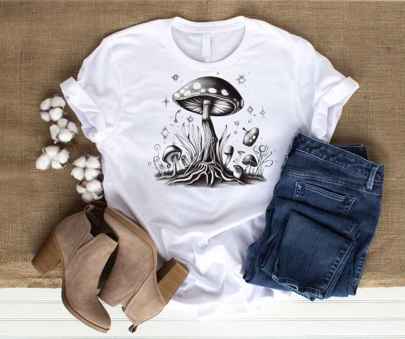 Mushroom Svg, Bundle Mushroom Clipart Mystical Moon Mushroom Svg#3