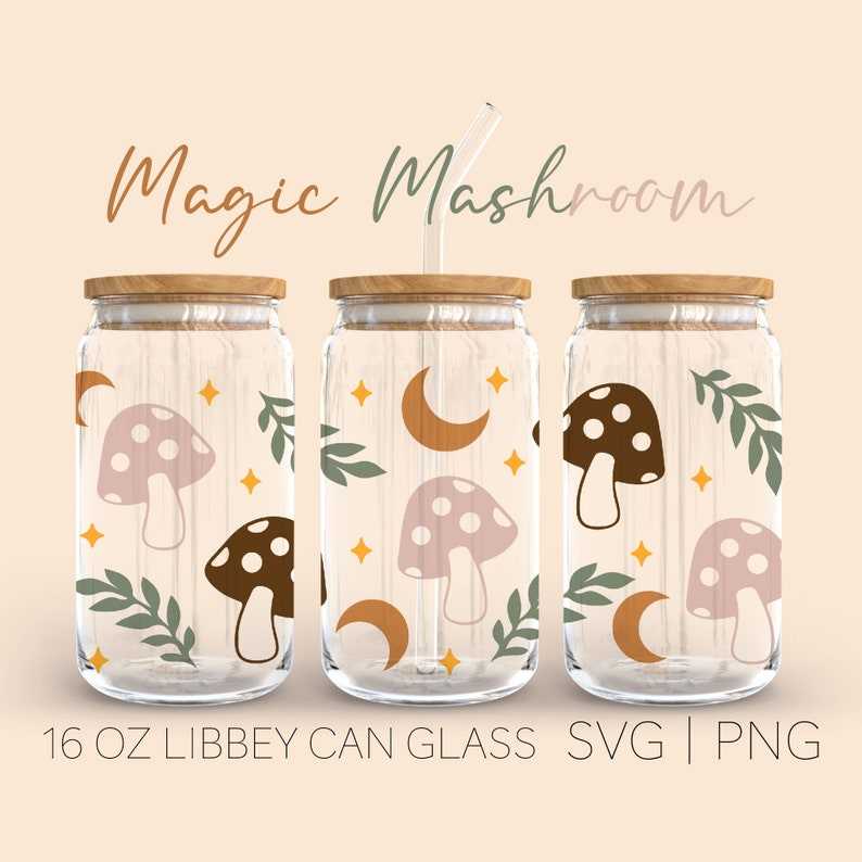 Trippy Mushroom Svg, Trippy Mushroom Magic Svg Celestial Digital Download