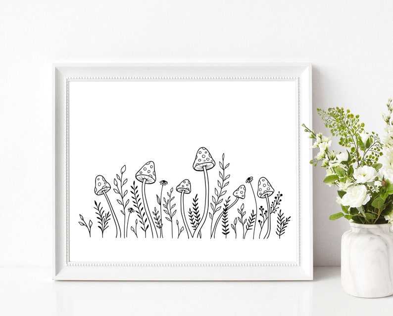 Mushroom Svg, Row of Mushrooms Svg Bundle#8