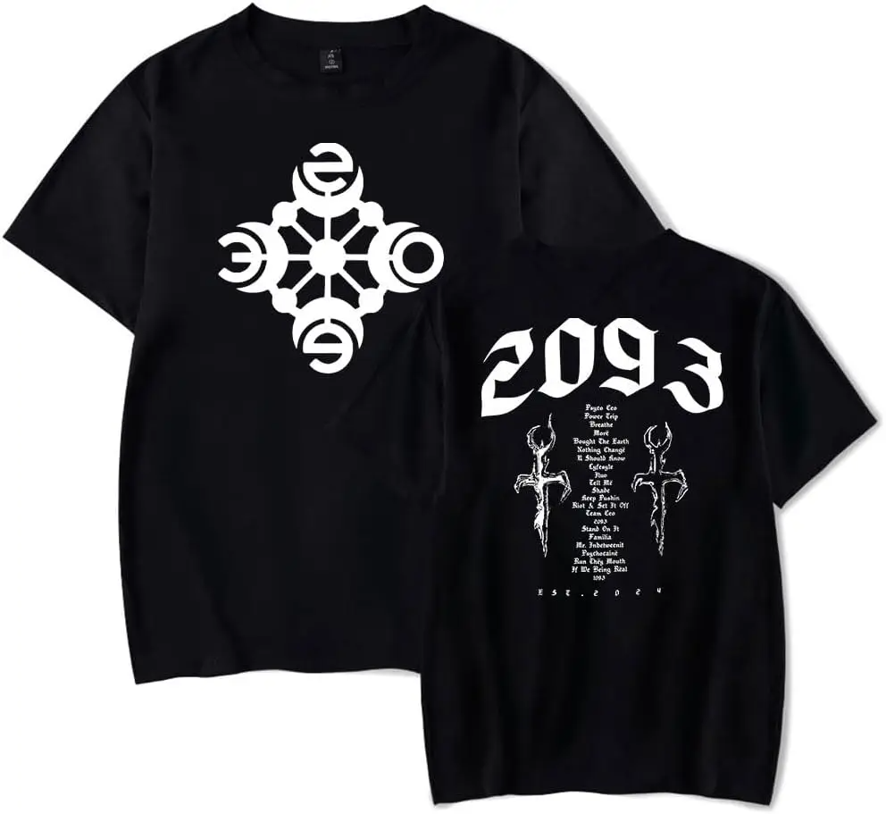 Yeat 2093 T-Shirt Rapper Album Merch Women Men Summer Rapper Vintage