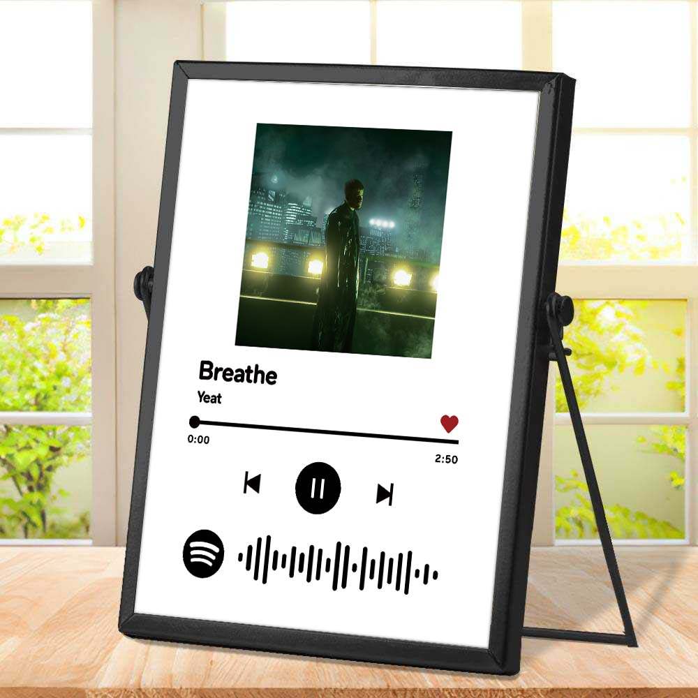 Yeat Plaque with Black Frame, Yeat Breathe Music Plaque, 2093 Yeat Album Cover Plaque